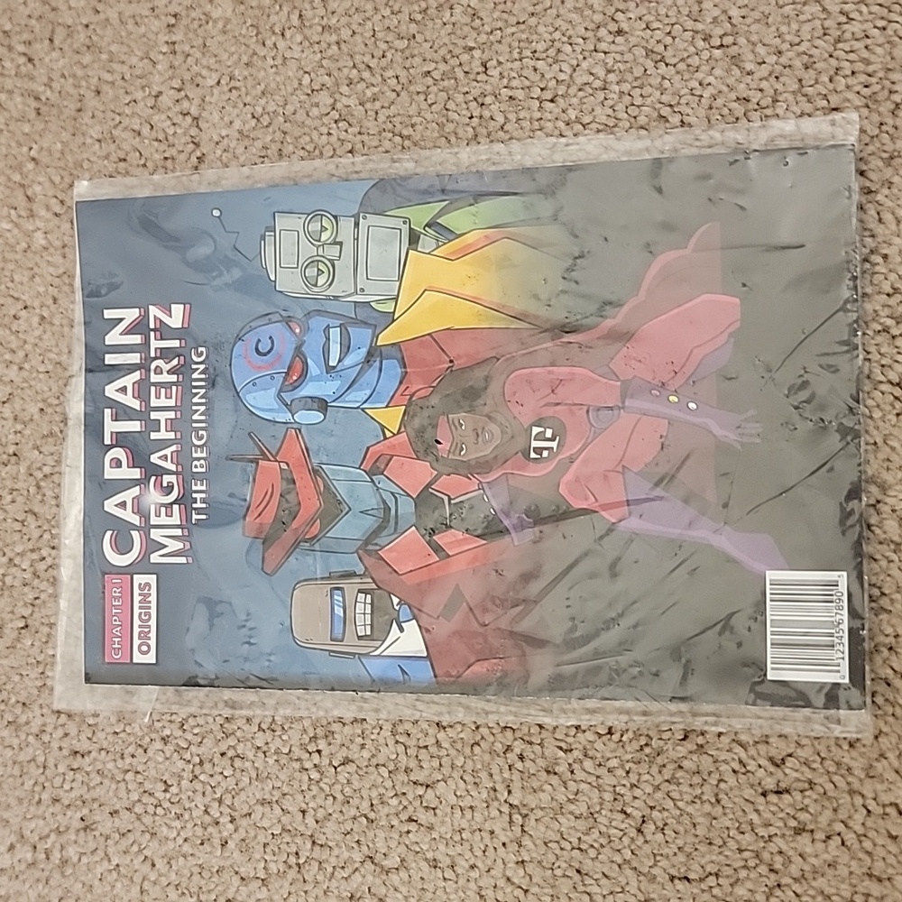 T-Mobile Captian MegaHertz Comic paper book